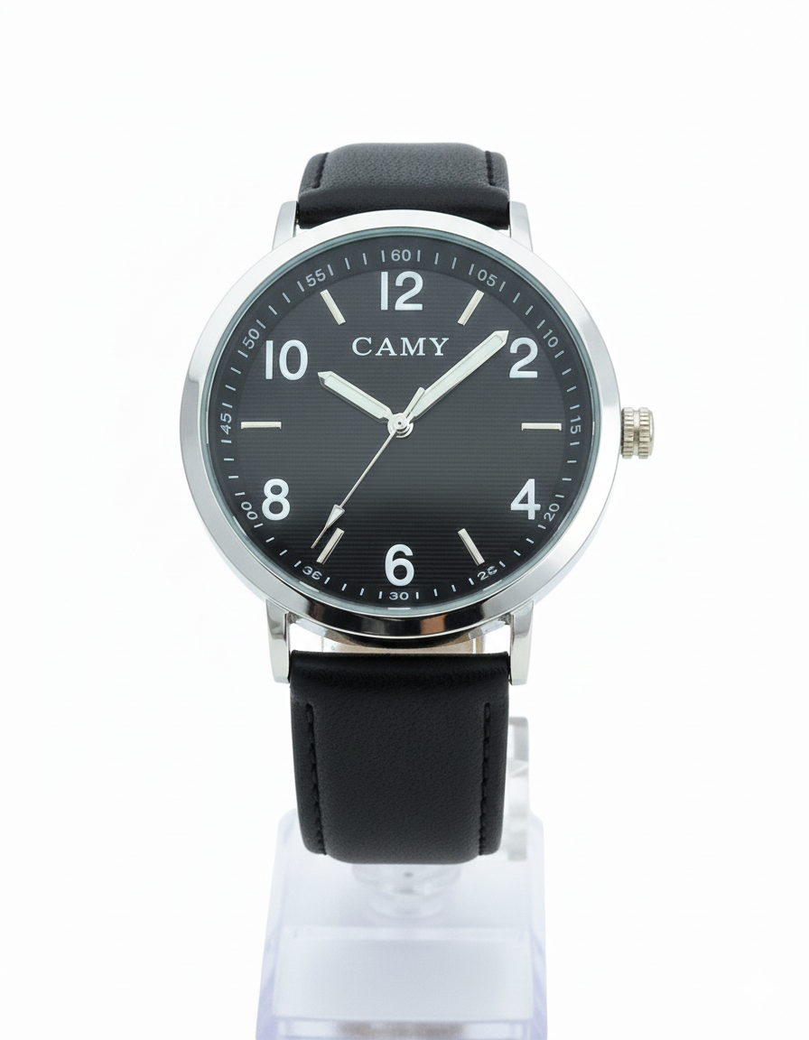 The CAMMY Men's Classic Steel Edition is built for men who want a bold, stylish, and reliable timepiece