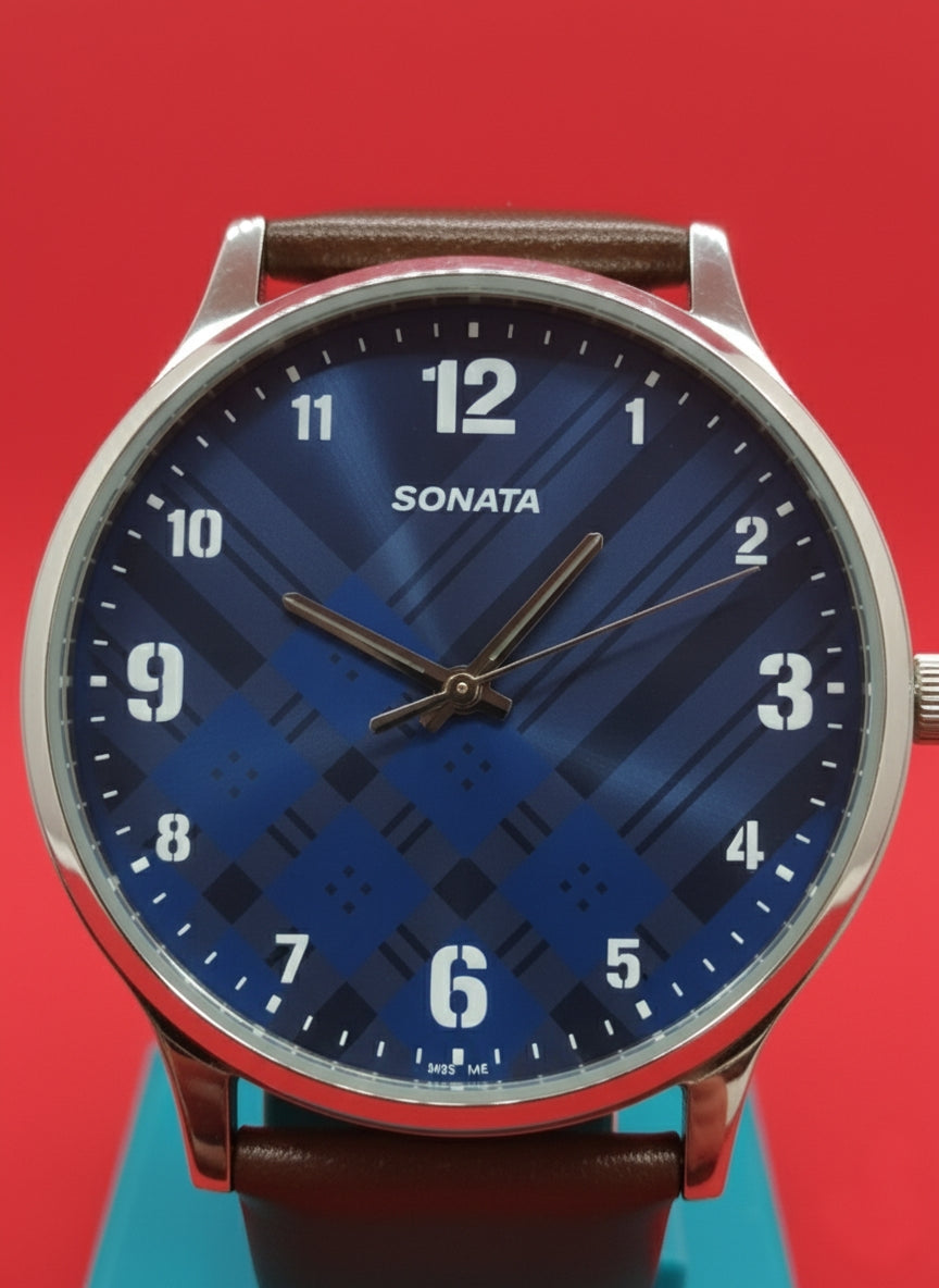 Sonata Men's Stylish Analog Watch - Bold Design, Lasting Performance