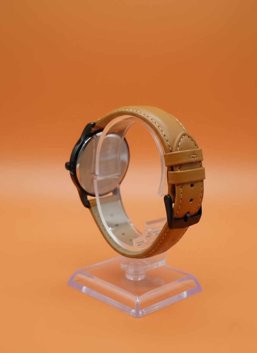 Sonata Blaze Orange Strap Watch - Style with a Spark.