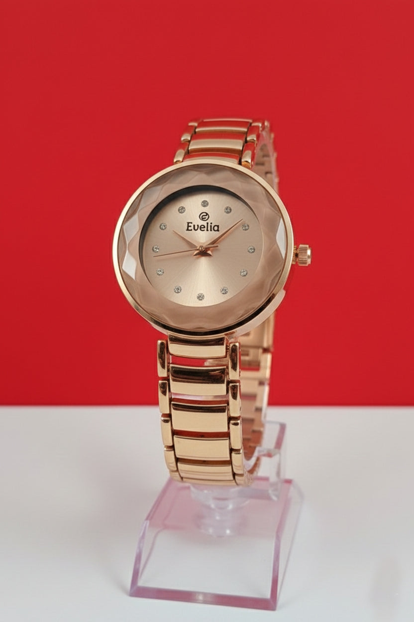 Evelia Crystal Women's Timepiece - Everyday Luxury