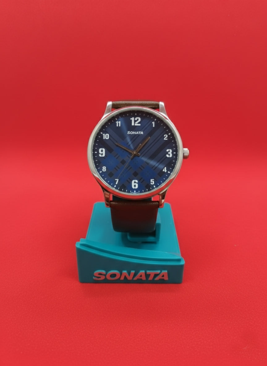 Sonata Men's Stylish Analog Watch - Bold Design, Lasting Performance