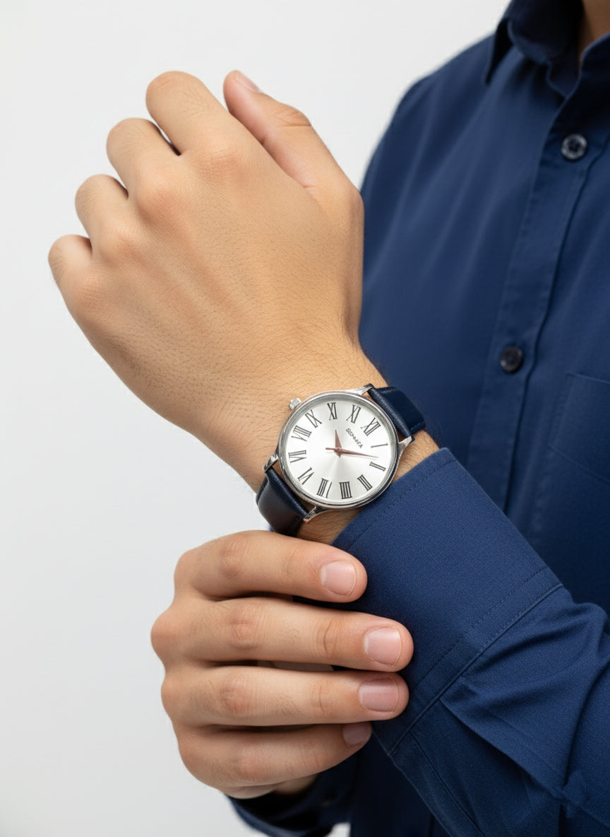 Sonata Roman Classic Analog Watch - Timeless Elegance Redefined.