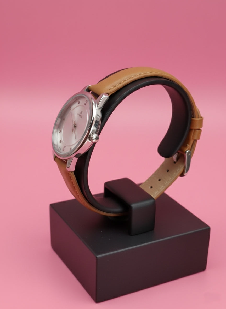 Titan Green Grace Women's Watch - Elegant Timepiece with Stylish Strap