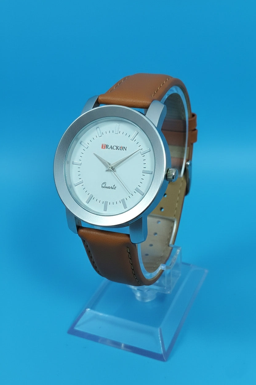 The TRACKON Premium Analog Watch is designed for men who prefer bold style with everyday durability