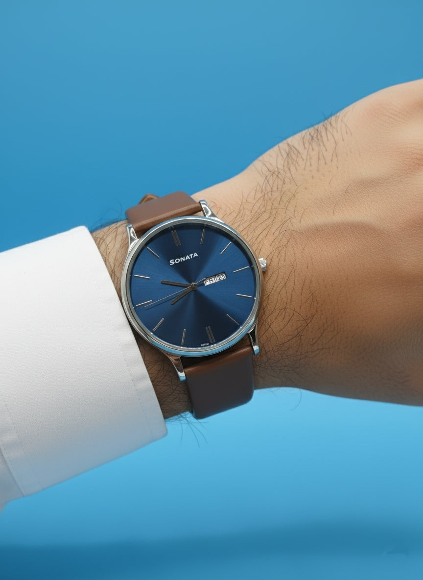 Sonata Classic Men's Analog Watch - Timeless Style in a Premium Finish