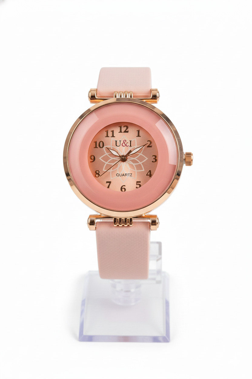 U & I Classic Luxe Analog Watch - Premium Stainless Steel Design