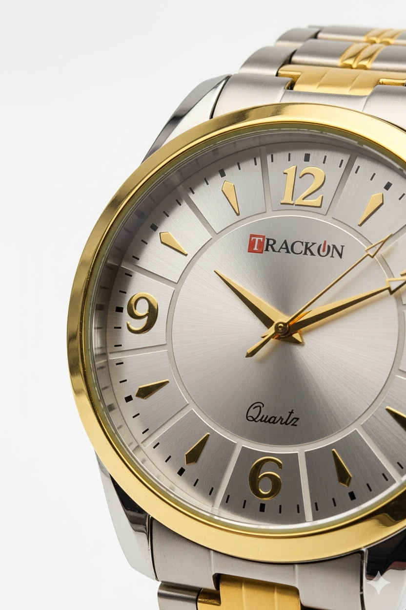 Trackon Silver-Gold Edition - Timeless Dual Tone Elegance